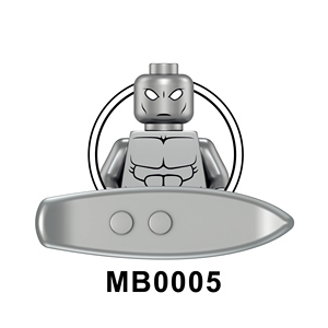 MB0002 Superhéroes Fantastic Four Movie Doctor Doom Silver Surfer Human Torch Thing Building Block Figuras <span class=keywords><strong>Juguetes</strong></span> G0141 - Product Image 6