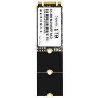 SSD Eksternal M.2 NGFF SATA Panjang Dapat Disesuaikan 2242/2260/2280 Kapasitas 512GB-4TB Kecepatan Baca 501-600MB/s Kecepatan Tulis 401-500MB/s Nirkabel
