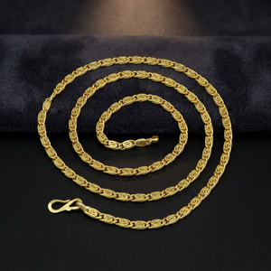 Wholesale 14K18K24K Micron Gold Plated Byzantine <b>Link</b> Chain Necklaces Modern Chain Design Brass Chains Fashion Chains Necklaces - Product Image 4
