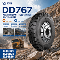 Neumático Radial DD767 TBR para Minería, Sin Cámara, para Camiones y Autobuses Todoterreno, Resistente a Cortes, Alta Carga, Nuevo, 7.50R16LT 8.25R16LT 9.00R20