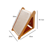 Arbre à chat pliable triangulaire de style Wind, résistant aux griffures et à l'usure, anti-griffures pour chats, pour intérieur - Vente en gros