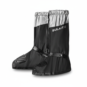 Copriscarpe <span class=keywords><strong>per</strong></span> <span class=keywords><strong>Moto</strong></span> - <span class=keywords><strong>Impermeabili</strong></span>, Antiscivolo, Resistenti all'Usura, Copristivali Alti <span class=keywords><strong>per</strong></span> Pioggia e Guida all'Aperto - Product Image 2