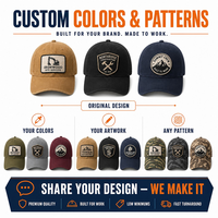 Écussons brodés pour la construction : Casquette d'équipage d'excavateur, personnalisée, avec bordure Merrow haute densité, thermocollante, à scratch, pour chapeau