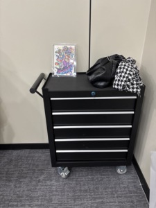 Black <strong>Best</strong> Selling Metal Steel Drawer <strong>Tool</strong> Box Roller <strong>Tool</strong> Trolley Mobile Cabinet with Wheels - Product Image 2
