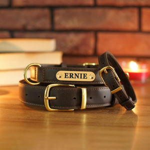 Personal isierte Kunstleder Hunde halsband Kunden spezifische Haustier halsbänder Luxus-Haustier halsbänder für Hunde - Product Image 2