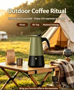 <span class=keywords><strong>Cafetera</strong></span> <span class=keywords><strong>Italiana</strong></span> Moka de Acero Inoxidable Verde Oliva Mate, <span class=keywords><strong>Cafetera</strong></span> Espresso para Estufa de Inducción, <span class=keywords><strong>Cafetera</strong></span> <span class=keywords><strong>Italiana</strong></span> Geyser de 2 a <span class=keywords><strong>12</strong></span> <span class=keywords><strong>Tazas</strong></span> - Product Image 1