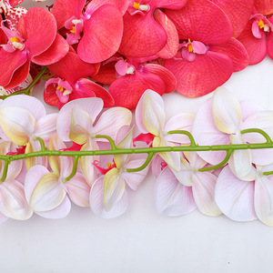 Fleurs artificielles Phalaenopsis 30cm-100cm, haute simulation, PVC souple, décorations de mariage - Product Image 3