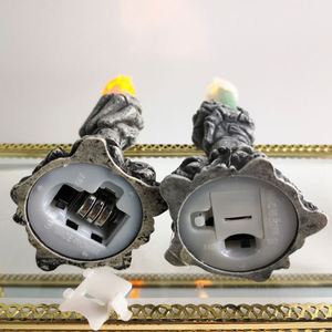 Atmosphere Props Plastic Led Light 3 Button <b>Battery</b> Models Halloween Accessories Party Decoration - Product Image 5