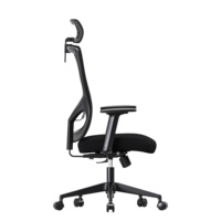 JOHOOFURNITURE Chaise de bureau exécutive pivotante de haute qualité avec appui-tête, structure en fer, design moderne, multifonctionnelle et ergonomique