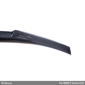 For 5 Series G30 G38&M5 F90 M4 Style Carbon Fiber <b>Rear</b> <b>Spoiler</b> Trunk Wing 2016-2023 - Product Image 5