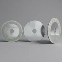 Disque de découpe diamanté pour verre et jade, nettoyage rapide des fissures, coupe sèche et humide