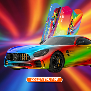 <span class=keywords><strong>Film</strong></span> de protection de peinture (PPF) Ginka Luxury TPU 7,5 mil pour carrosserie automobile, auto-réparant, haute flexibilité, rejet UV IR à 99 %, garantie 10 ans - Product Image 1