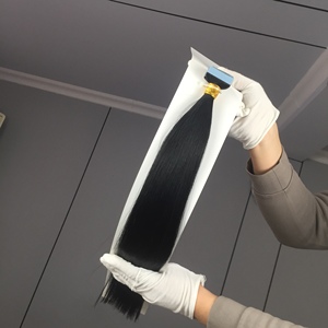 Extensiones de cabello humano Jasmine Beauty, tipo tape-in, cabello real Remy ruso de doble cara, con trama invisible, teñidas, al por mayor. - Product Image 6