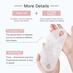 Mascarilla Facial de Hidrogel Reafirmante y Adelgazante en Forma de V, Reductor de Papada, Parche de Colágeno Hidrolizado para Esculpir el Rostro y el Cuerpo - Product Image 2