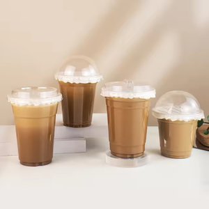 Gobelets en plastique personnalisés 16 oz jetables pour café glacé, bubble tea, boba, thé glacé au citron, avec couvercles – Vasos Plástico - Product Image 3