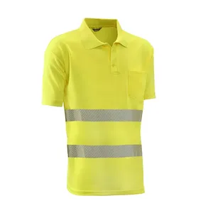 Polo - HVS620Y S London - Colore: Giallo - Tessuto sportivo "Eye Bird". Traspirante, assorbe l'umidità. Comfort migliorato - Product Image 1