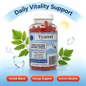 Extrait de Horny Goat Weed pour le soutien de la vitalité, gélules molles 800mg, 90 pièces, complément alimentaire naturel à base de plantes pour soutenir l'endurance physique des hommes actifs - Product Image 3