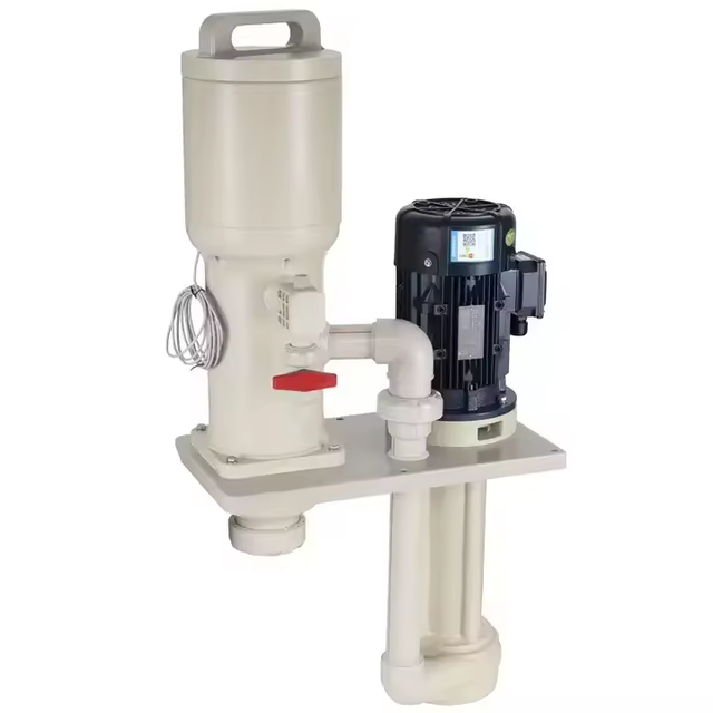 MVK Chemical Filtration Pump Vertical In-Tank Filter Pump PP/PVC for Electroplating & PCB Industry