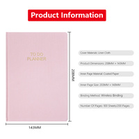 Cuaderno de Tela de Lino A5 Personalizado para Oficina y Escuela, Diseño Lindo de Fábrica
