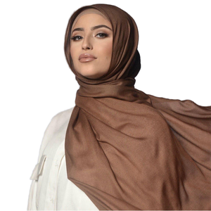 Muslim Traditional <b>Shawl</b> Modest Fashion Hijab for Spring | Soft Breathable Prayer Wrap | Custom <b>Embroidered</b> Islamic Scarf - Product Image 1
