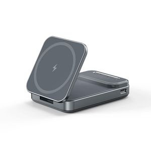 <span class=keywords><strong>Batterie</strong></span> <span class=keywords><strong>externe</strong></span> magnétique mince, chargeur sans fil avec support pliable, <span class=keywords><strong>batterie</strong></span> <span class=keywords><strong>externe</strong></span> portable pour <span class=keywords><strong>iPhone</strong></span> Android - Product Image 3