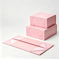 Boîtes cadeaux pliantes magnétiques de luxe personnalisées, boîtes d'emballage pliantes magnétiques en papier couché recyclable de qualité supérieure avec formes personnalisées