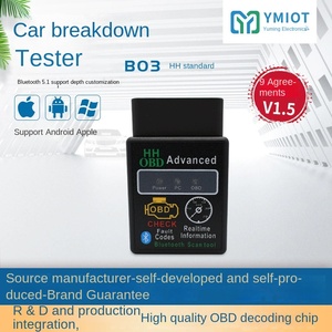 Ymiot B03-3 bt5.1 OBD2 xe máy quét ELM327 OBDII OBD <span class=keywords><strong>Detector</strong></span> xe đọc mã hhobd tiên tiến động cơ phân tích xe chẩn đoán lỗi - Product Image 3