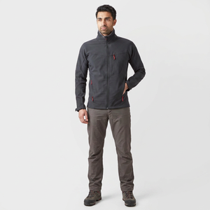 Fashionable Zipper Style Men's <b>Canvas</b> Softshell Jacket Waterproof Sun Protection Quick Dry Breathable Autumn Season Front Hooded - Product Image 1