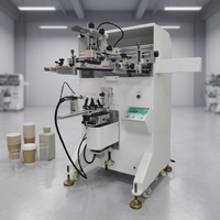 Máquina de Serigrafía Semiautomática para Vasos de Papel de Café y Té, para Botellas Redondas y Cuadradas de Plástico, Precio Económico