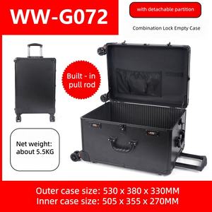 कारखाने प्रत्यक्ष अनुकूलन योग्य वाटरप्रूफ सुरक्षा मामले एल्यूमीनियम मिश्र धातु ट्रॉली उपकरण टूलबॉक्स बड़ी क्षमता ट्रॉली - Product Image 3