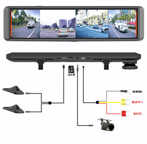 11.26 Inch ADAS WIFI Dual Lens Rearview <strong>Mirror</strong> 4CH <strong>Dash</strong> <strong>Cam</strong> Video Recorder with Night Vision Black Box for Cars - Product Image 1