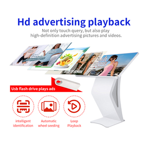 Ultrafino 32 \ "43 \" 50 \ "Pantalla LCD interactiva Quiosco Pantalla táctil Soporte <span class=keywords><strong>de</strong></span> piso Cartel digital Publicidad <span class=keywords><strong>de</strong></span> autoservicio - Product Image 5