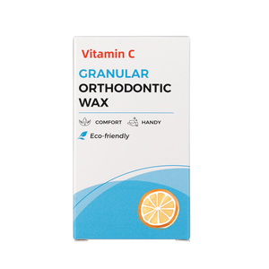 La cera protettiva ortodontica dentale con Logo personalizzato contiene la cera orto sollievo della vitamina C per parentesi graffe - Product Image 1