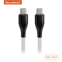 Câble Type-C Dream Kacher SC-AA11 pour téléphone portable et ordinateur, longueur 1 mètre, conducteur interne en cuivre pur à 100 brins, isolation TPE