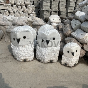 Sculture in pietra e sculture decorazione giardino pietra animali scultura - Product Image 3