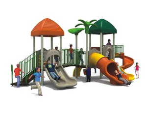 2023定制小幼儿游戏户外游乐场儿童塑料管滑梯