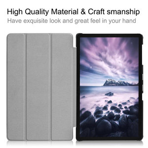 CYKE T590/T595 Thông Minh Book Tablet Trường Hợp PU Leather Lật Trifold Bìa Cho <span class=keywords><strong>Samsung</strong></span> <span class=keywords><strong>Galaxy</strong></span> <span class=keywords><strong>Tab</strong></span> A2 10.5 2018 Tablet Bìa - Product Image 6