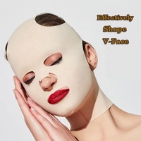 5008 post-chirurgical réutilisable v-line visage élastique pansement soulever réduire Double menton joue minceur sangle bande ceinture V visage Shaper