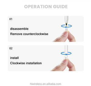 Lápiz óptico para tableta Apple iPad Air 4 5 Pro, sensibilidad de inclinación de rechazo de Palma, lápiz de pantalla táctil activa <span class=keywords><strong>2</strong></span> - Product Image 5