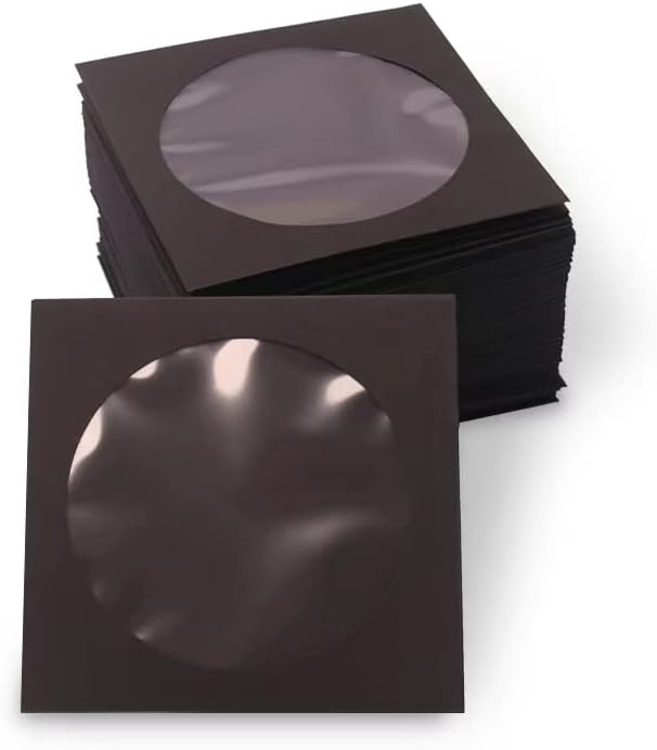 Бумажные рукава CD конверт CD рукава Прозрачные Пластиковые оконные CD/DVD бумажные конверты для хранения бумажных конвертов