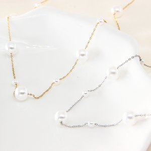 Nuevo Collar Geométrico en Forma de Y Chapado en Oro Clásico para Mujer con Colgante de Perla de Agua Dulce y <span class=keywords><strong>Cadena</strong></span> Larga, Elegante para Fiestas - Product Image 1