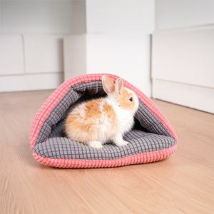 Small <b>Pet</b> <b>Bed</b> Winter Heattech Lightweight Indoor Slipper Nest Sleeping Bag Semi-Enclosed Rabbit Cotton Nest Guinea Pig Hiding - Product Image 3