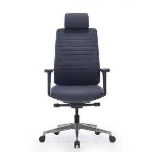 Nouvelle chaise de bureau de direction moderne de luxe à dossier haut en cuir, design ergonomique, fonction pivotante, accoudoirs réglables - Product Image 2