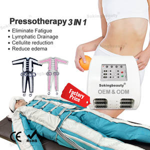 Dispositivo di compressione dell'aria dello strumento di bellezza dimagrante di Pressotherapie-Apparaat portatile per il drenaggio linfatico e la perdita di peso - Product Image 1