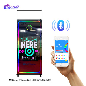 <span class=keywords><strong>Espejo</strong></span> Mágico <span class=keywords><strong>para</strong></span> Selfies de 65 Pulgadas con Compatibilidad con Cámaras SLR, Impresión Instantánea, Marco Metálico, <span class=keywords><strong>para</strong></span> <span class=keywords><strong>Eventos</strong></span> Navideños - Product Image 3
