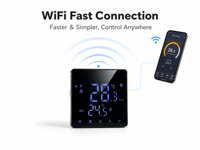 Interruptor Táctil WiFi para Hogar Inteligente OCY, Control por Voz con la Aplicación Tuya, Panel de PC Esmerilado, Termostato, Interruptores de Pared
