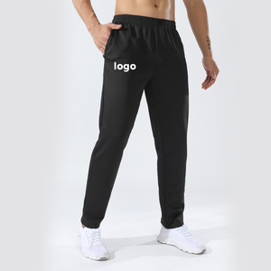 Mens Casual Gym Jogging Activewear Elasticity Slim <b>Stacked</b> Track Pants With Quick Dry Zipper Polyester <b>Jogger</b> Trousers - Product Image 3