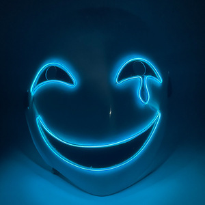 Máscara LED Luminosa de <span class=keywords><strong>Kagetane</strong></span> Hiruko, Accesorios de Black <span class=keywords><strong>Bullet</strong></span>, Brilla en la Oscuridad, Máscara de Cosplay, Productos Novedosos y Únicos para Fiestas - Product Image 5