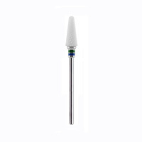 6.0mm forme conique peu haute qualité outil de vernis à ongles manucure peu acrylique enlèvement céramique ongles forets