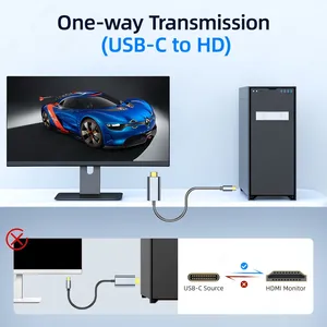 <span class=keywords><strong>Cable</strong></span> <span class=keywords><strong>Adaptador</strong></span> JEYI Tipo-C <span class=keywords><strong>a</strong></span> Tipo-C en Ángulo Recto, 4K 60Hz TPE HDTV para <span class=keywords><strong>iPhone</strong></span> 16/15 Series, MacBook Pro, Air, iPad, iMac, Dell XPS OEM - Product Image 5